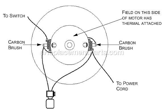 Page B Diagram and Parts List for 085590  Dirt Devil Upright Vacuum